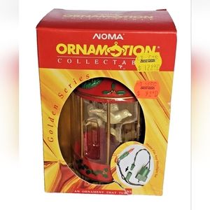 VTG Christmas Noma Ornamotion Collectible GOLDEN SERIES Rotating Ornament Doves